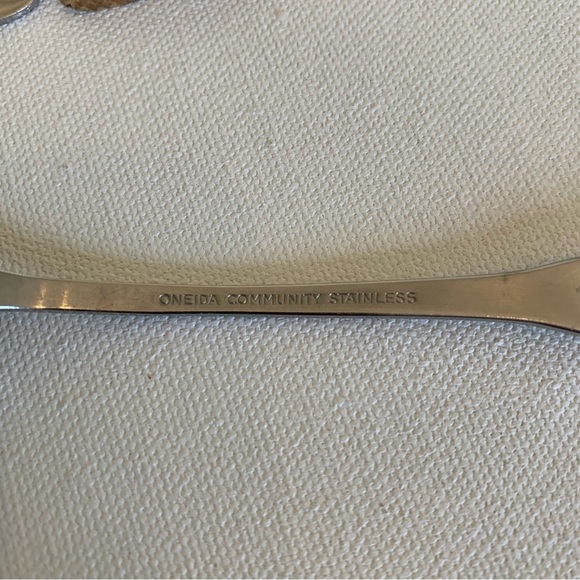 3 Oneida Community PATRICK HENRY Stainless Glossy 6.75" Spoons Grapefruit 6" Set - Picture 5 of 6